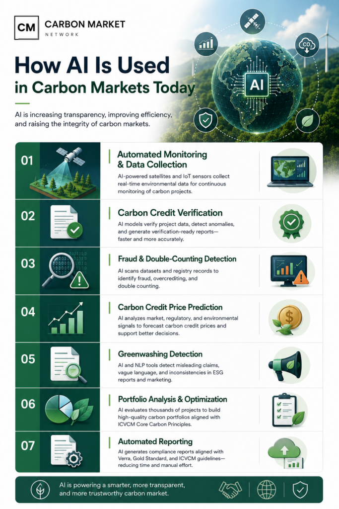 How AI Is Used in Carbon Markets Today