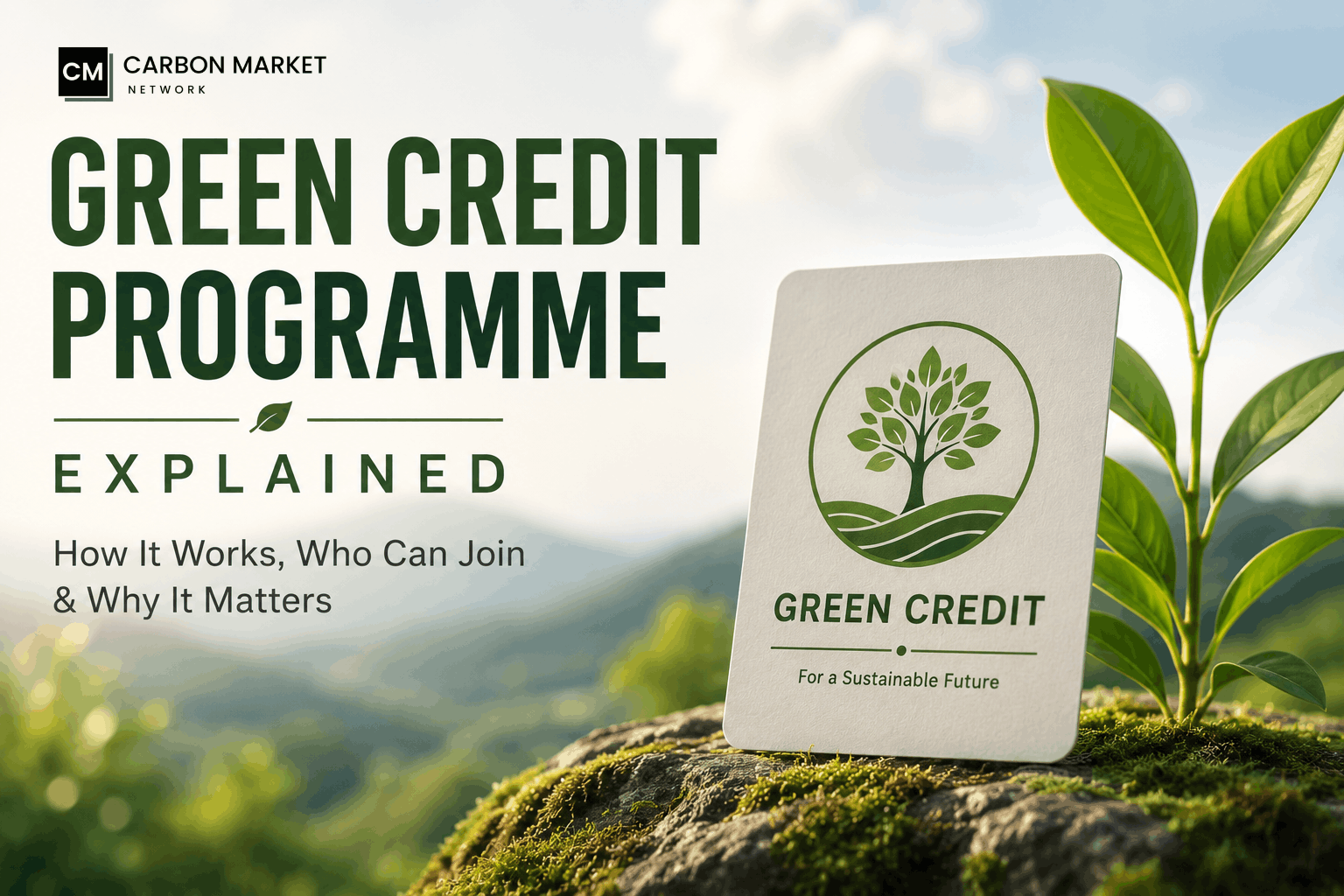 Green Credit Programme Explained