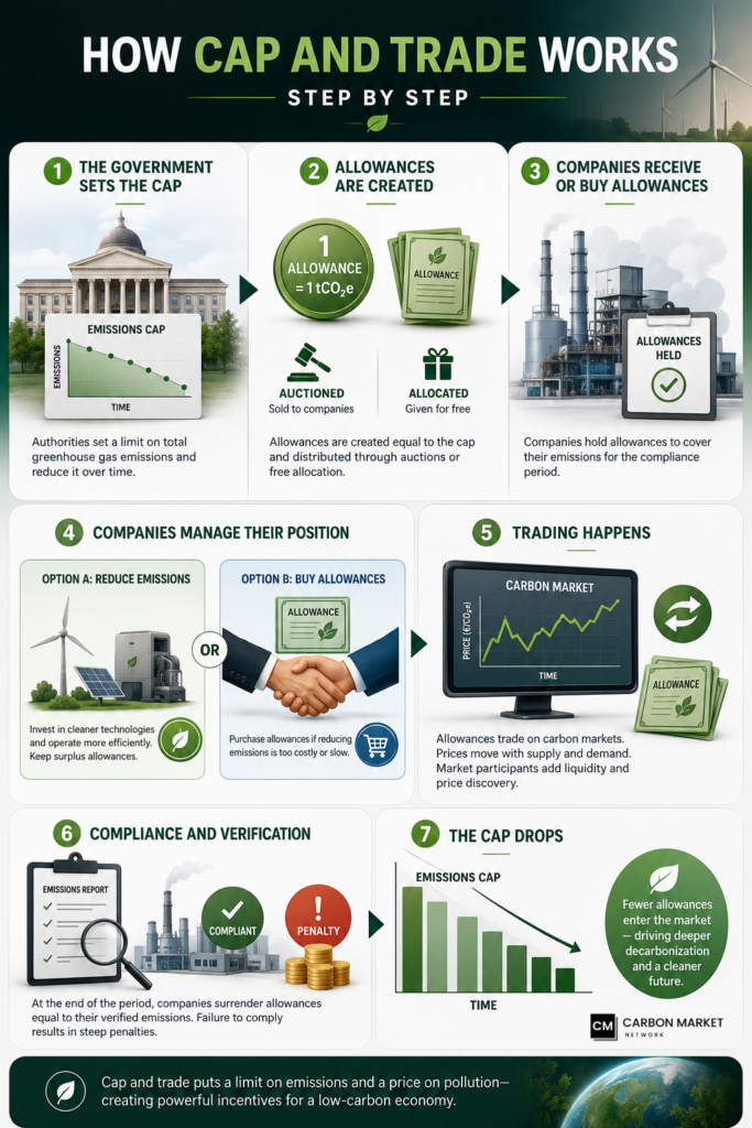 How Cap and Trade Works: Step by Step