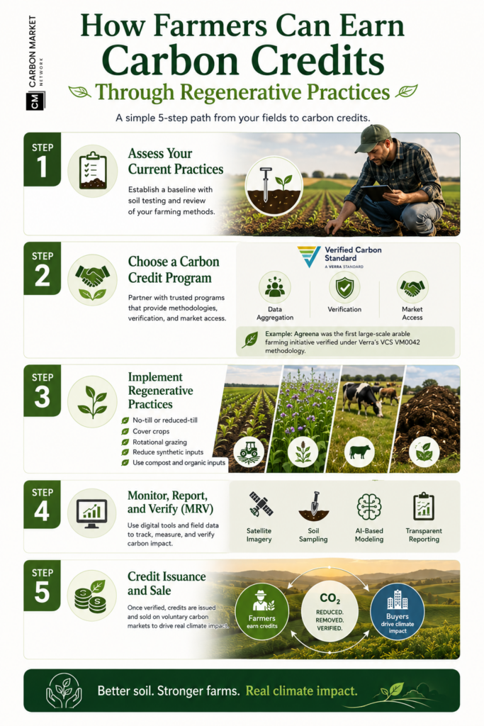 How Farmers Can Earn Carbon Credits Through Regenerative Practices
