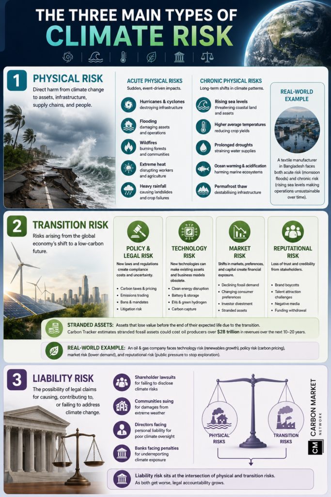 The Three Main Types of Climate Risk
