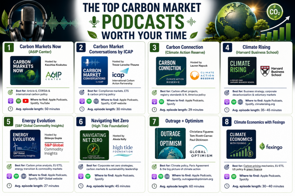 The Top Carbon Market Podcasts Worth Your Time