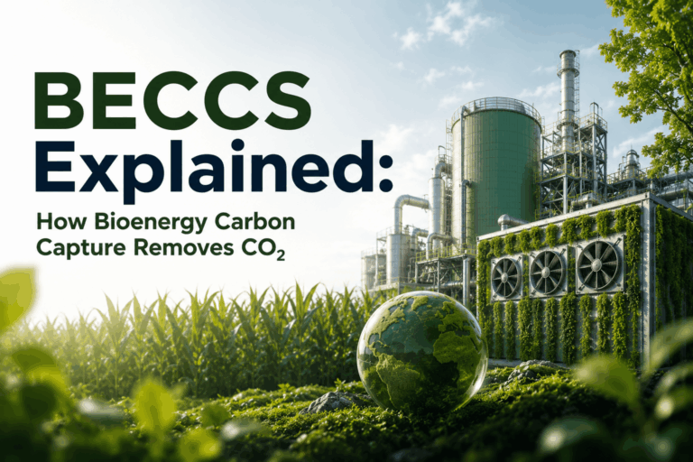 BECCS Explained How Bioenergy Carbon Capture Removes CO2
