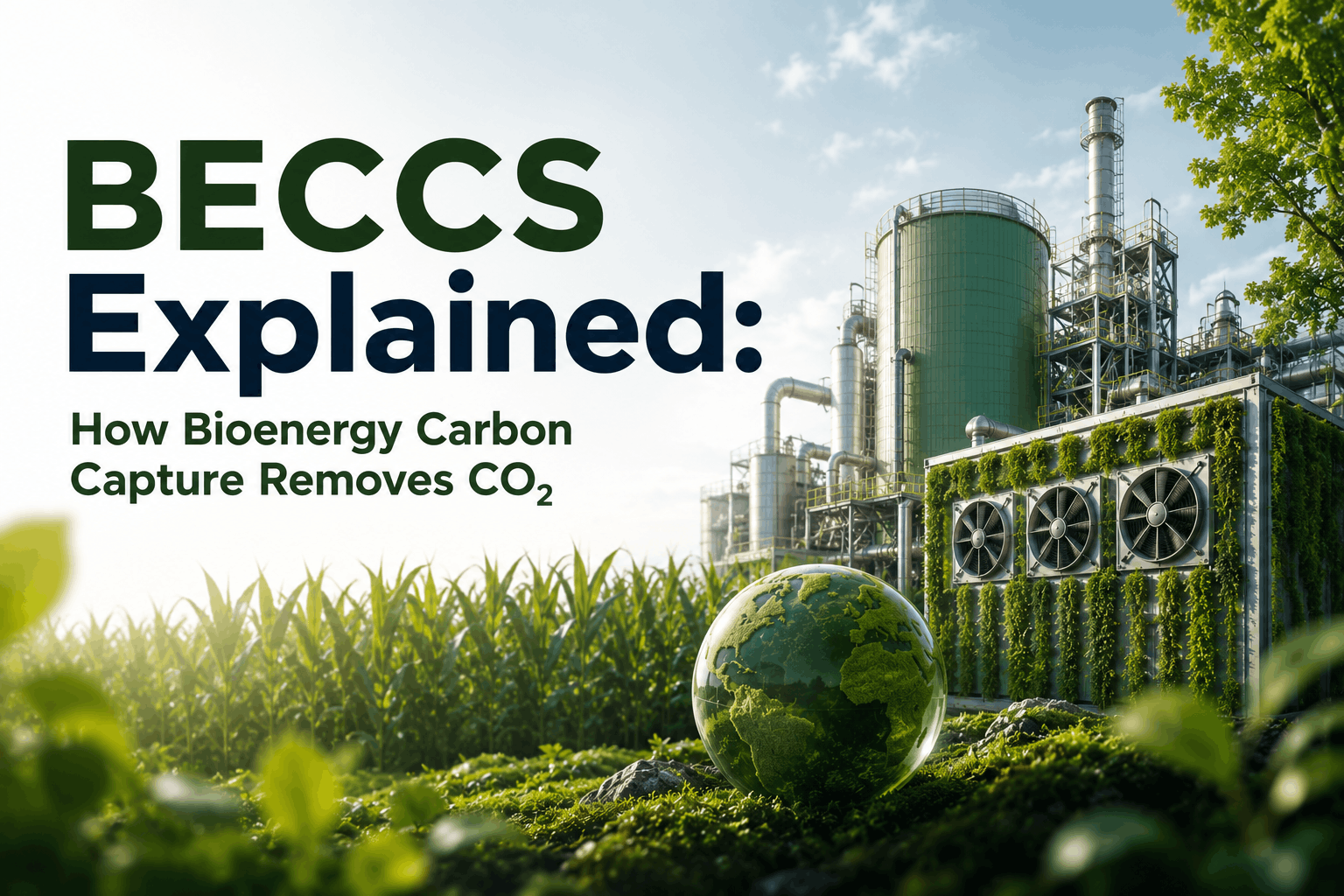BECCS Explained How Bioenergy Carbon Capture Removes CO2