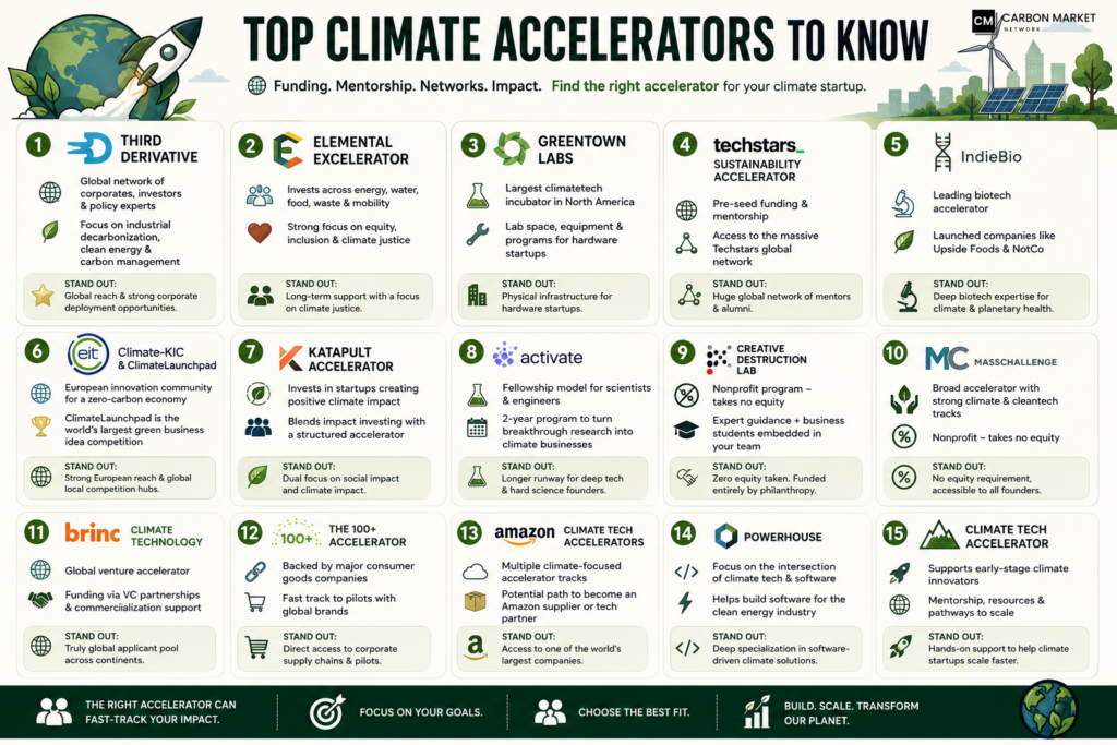 Top Climate Accelerators to Know