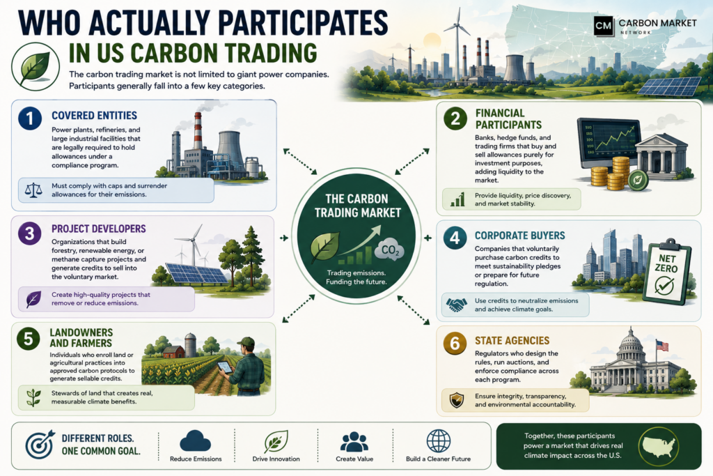 Who Actually Participates in US Carbon Trading