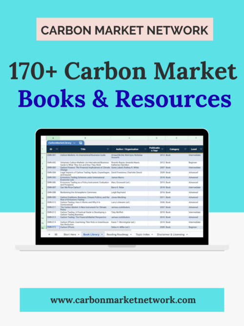 170+ Carbon Market Books & Resources