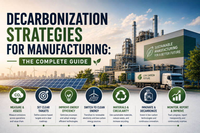 Decarbonization Strategies for Manufacturing The Complete Guide