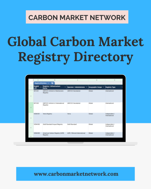 Global Carbon Market Registry Directory