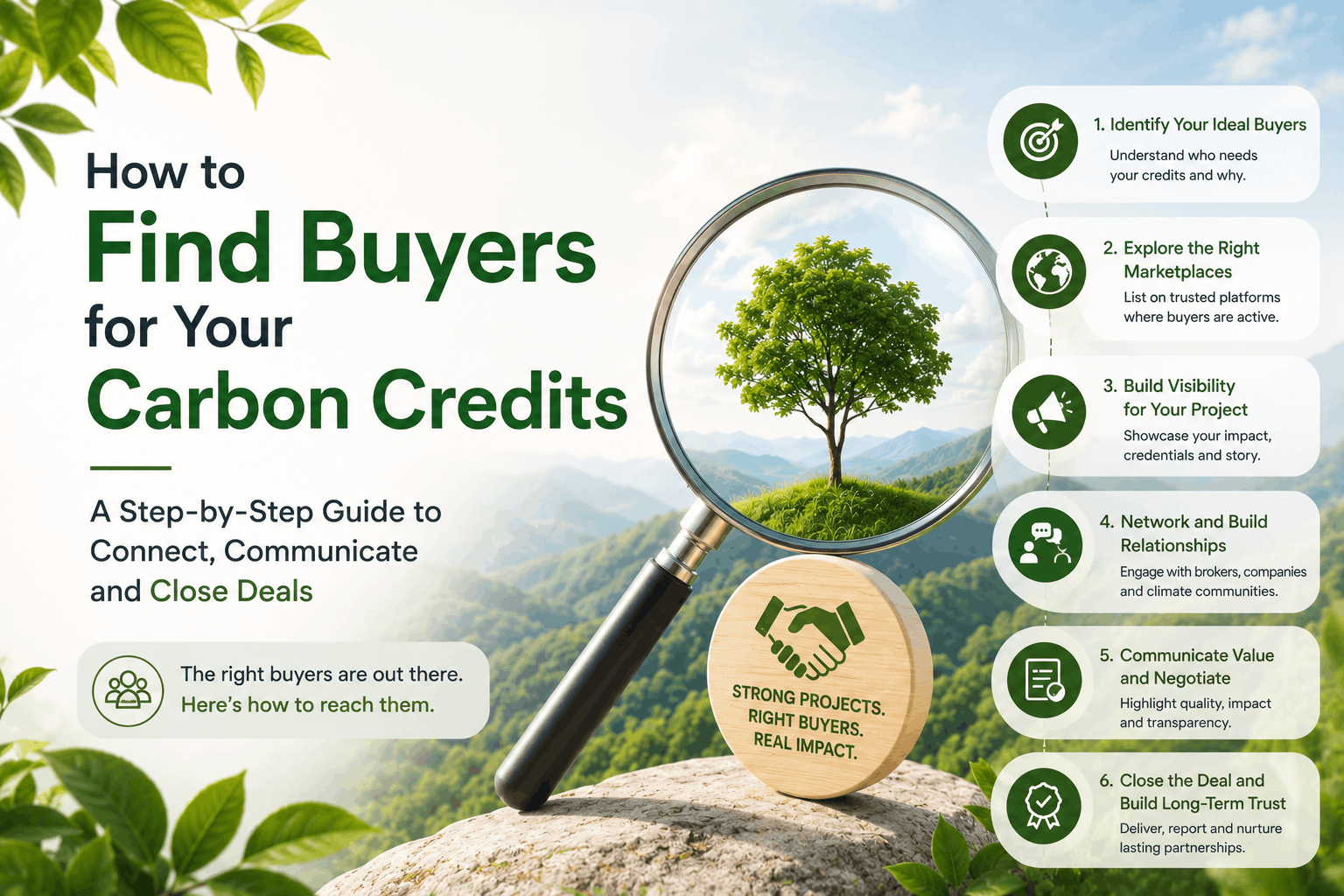 How to Find Buyers for Your Carbon Credits