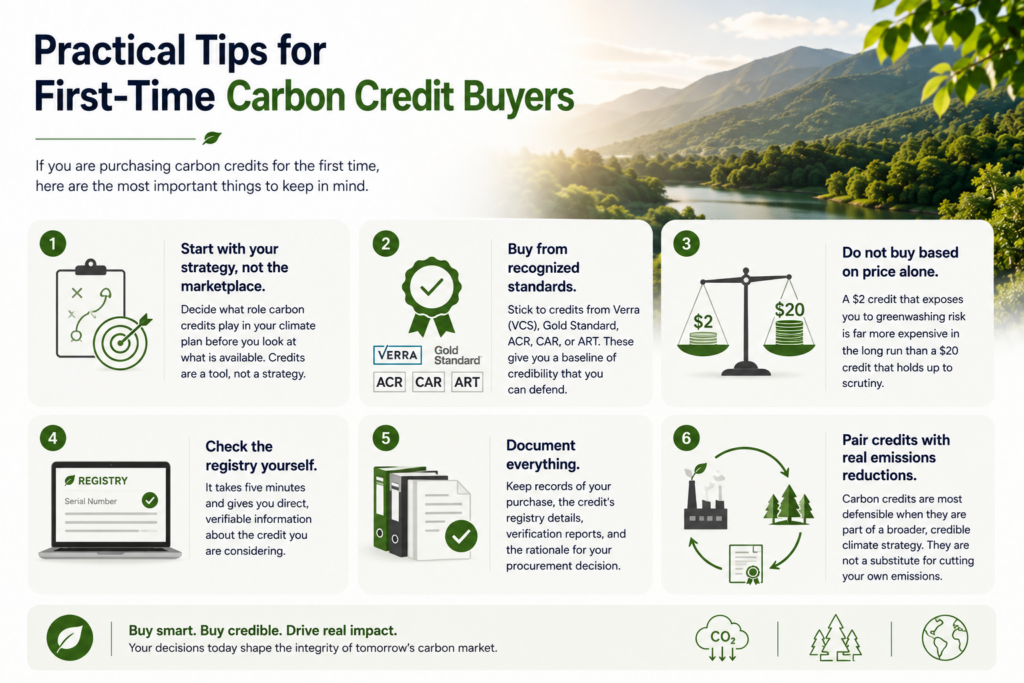 Practical Tips for First-Time Carbon Credit Buyers