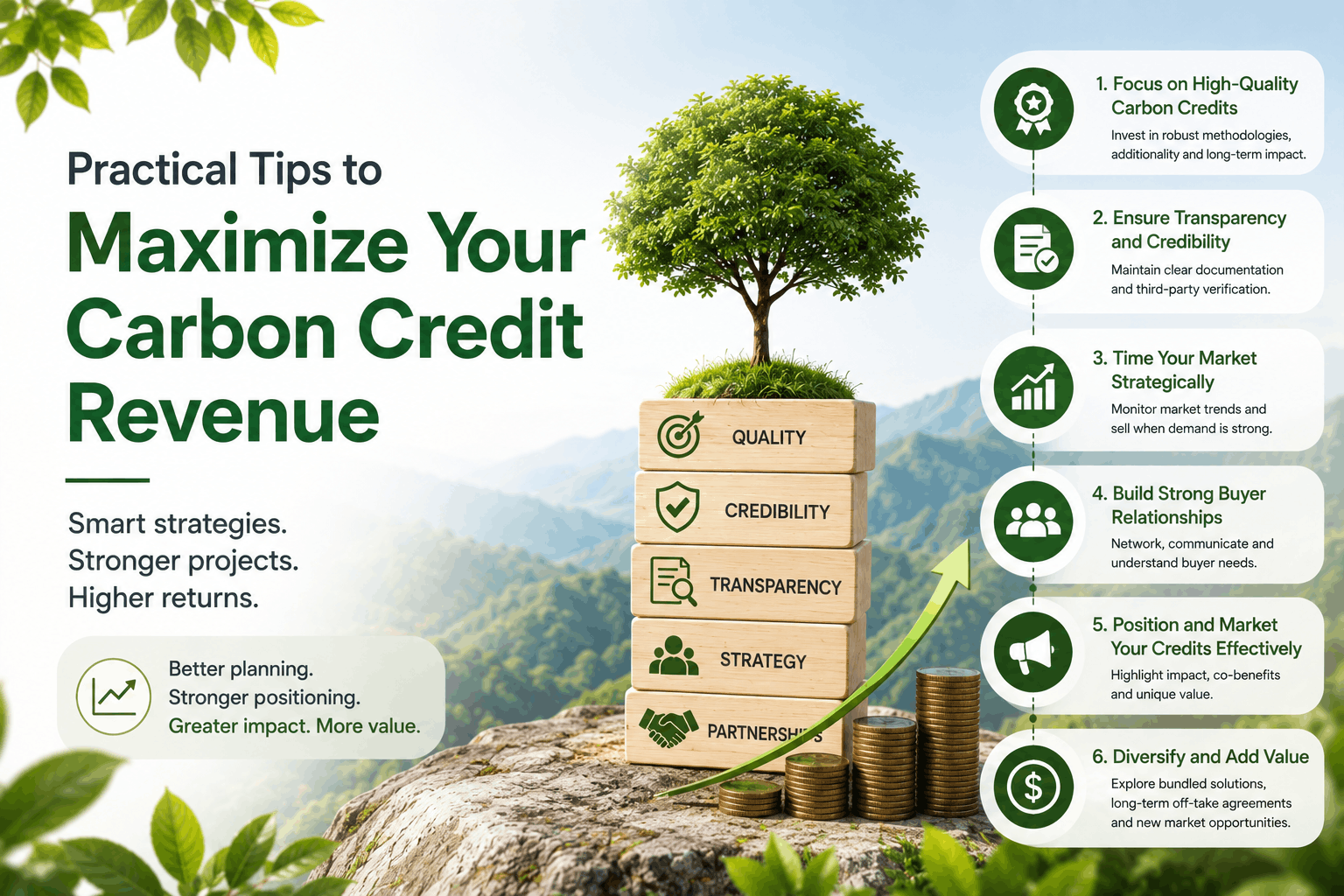 Practical Tips to Maximize Your Carbon Credit Revenue