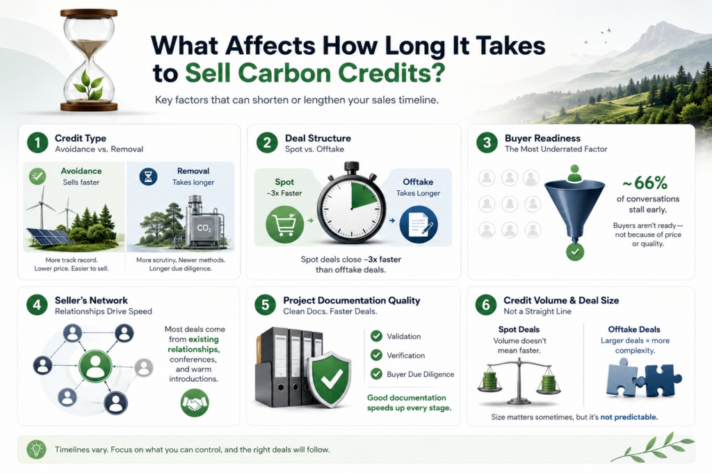 The Biggest Factors That Affect How Long It Takes to Sell Carbon Credits