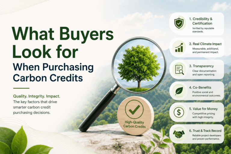 What Buyers Look for When Purchasing Carbon Credits