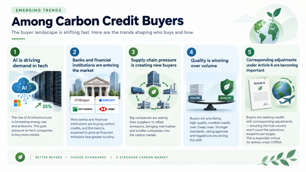 Emerging Trends Among Carbon Credit Buyers