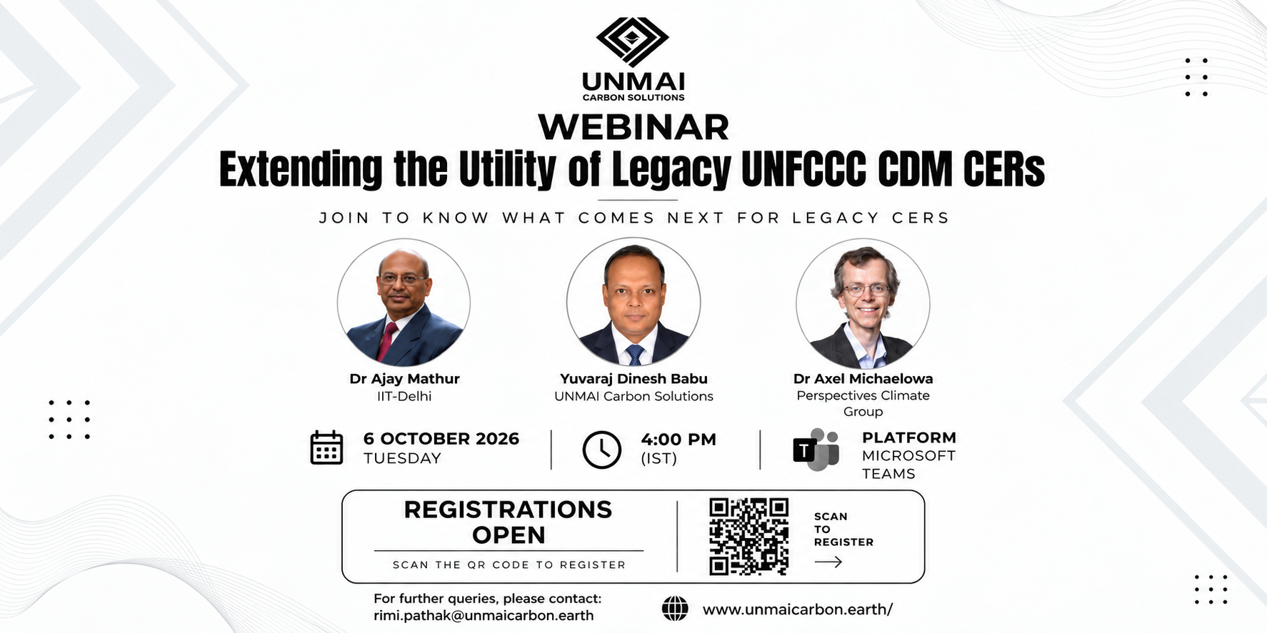 Extending the Utility of Legacy UNFCCC CDM CERs,