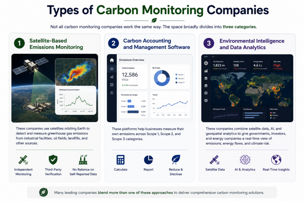 Types of Carbon Monitoring Companies