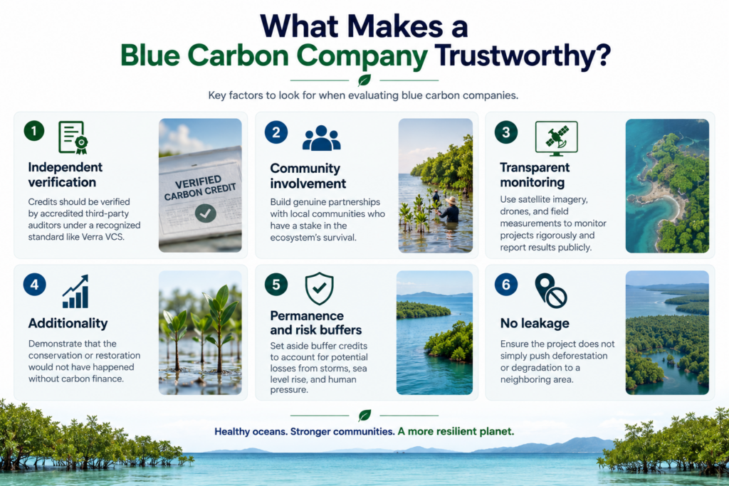 What Makes a Blue Carbon Company Trustworthy