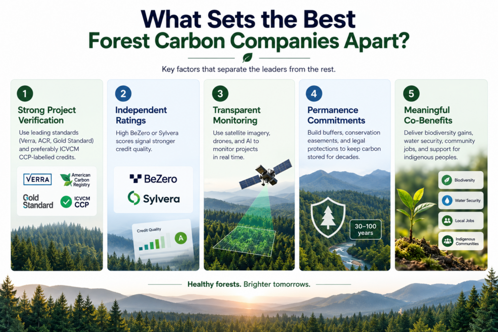 What Sets the Best Forest Carbon Companies Apart