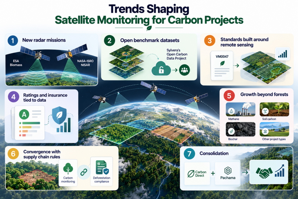 Trends Shaping Satellite Monitoring for Carbon Projects