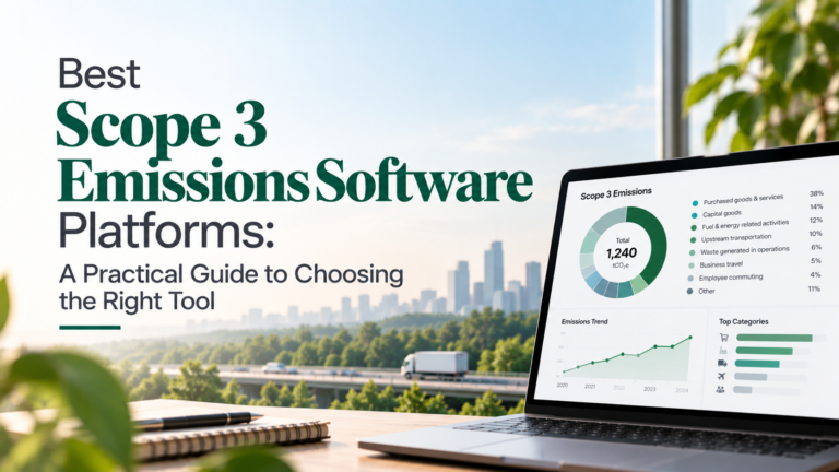 Scope 3 Emissions Software Guide