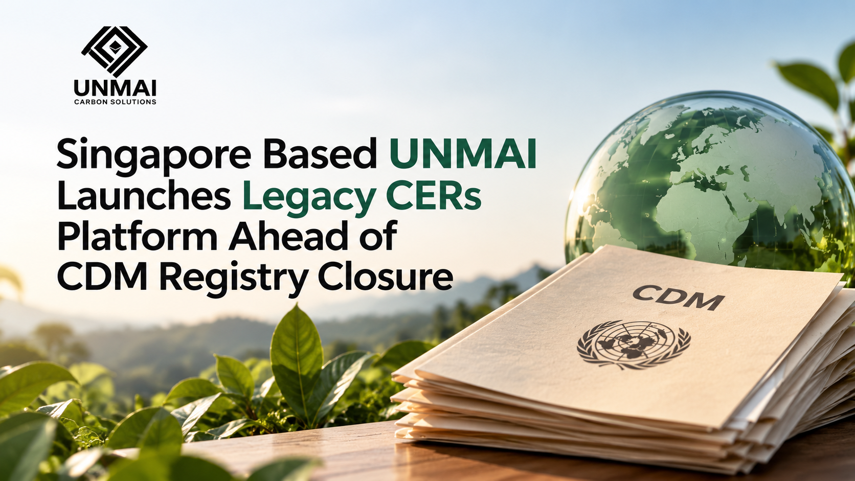 Singapore Based UNMAI Launches Legacy CERs Platform Ahead of CDM Registry Closure